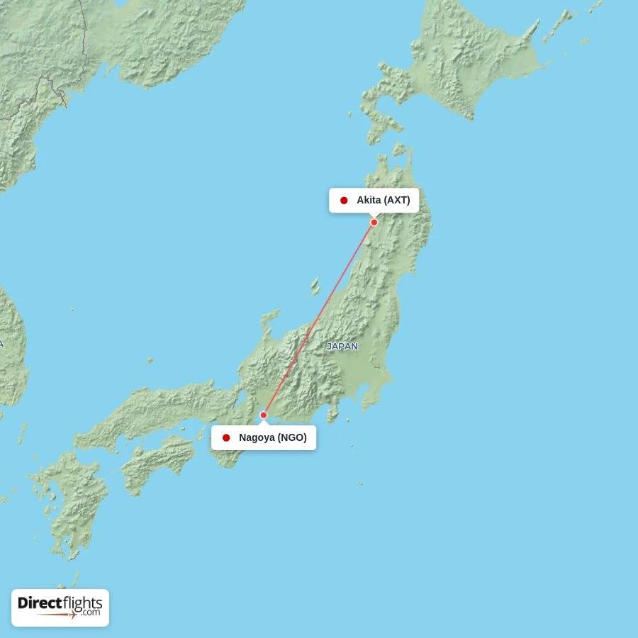 NGO - AXT route map