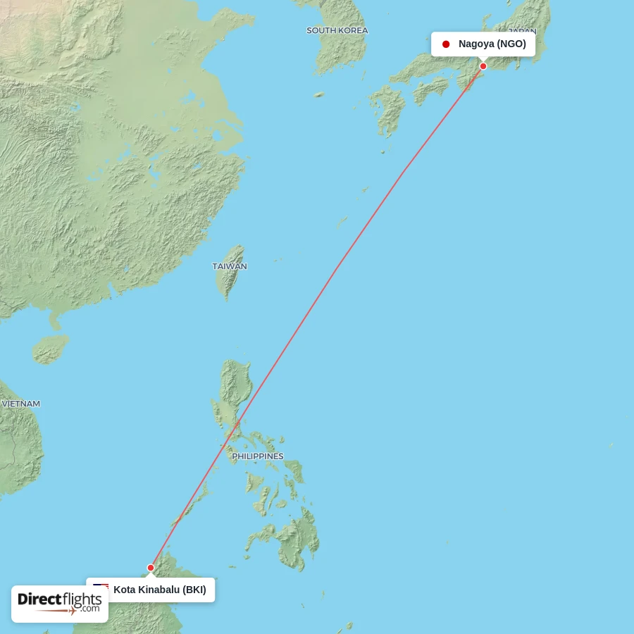 NGO - BKI route map