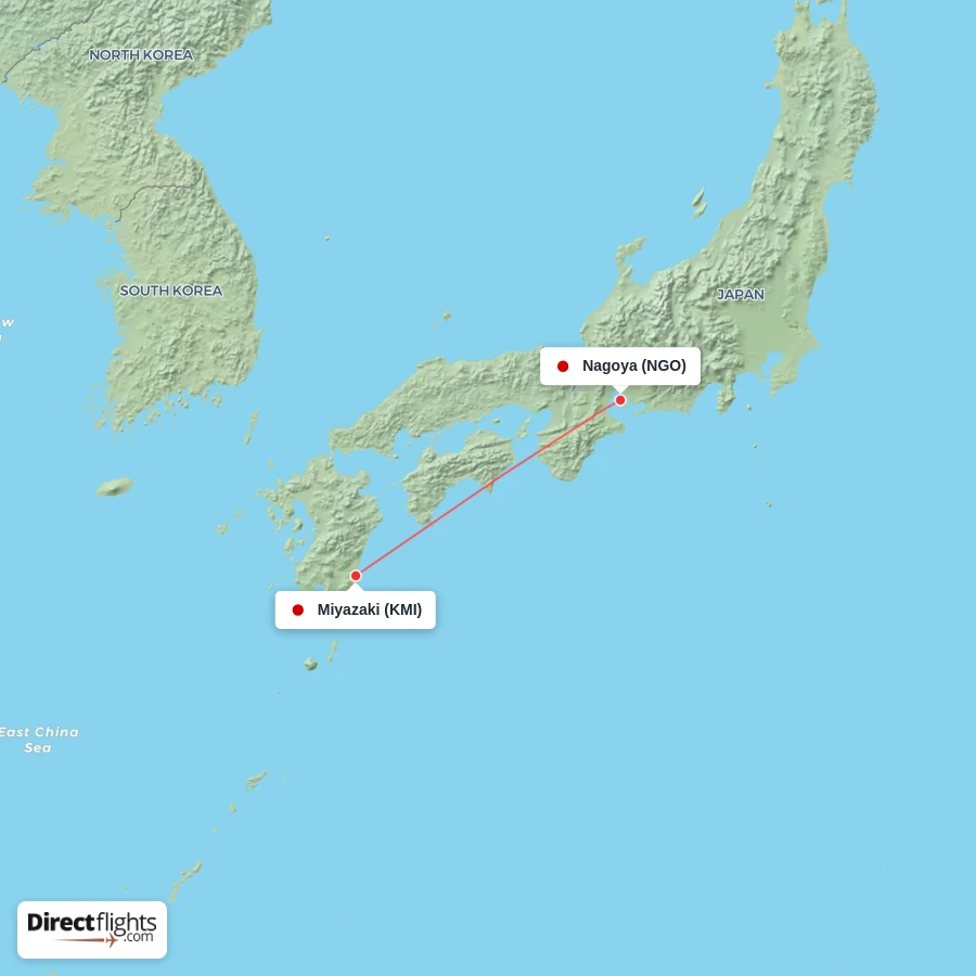 NGO - KMI route map