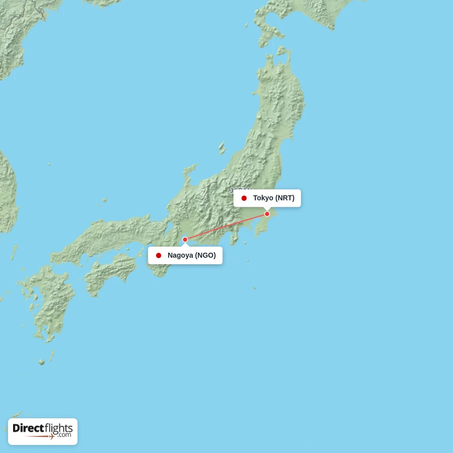 NGO - NRT route map