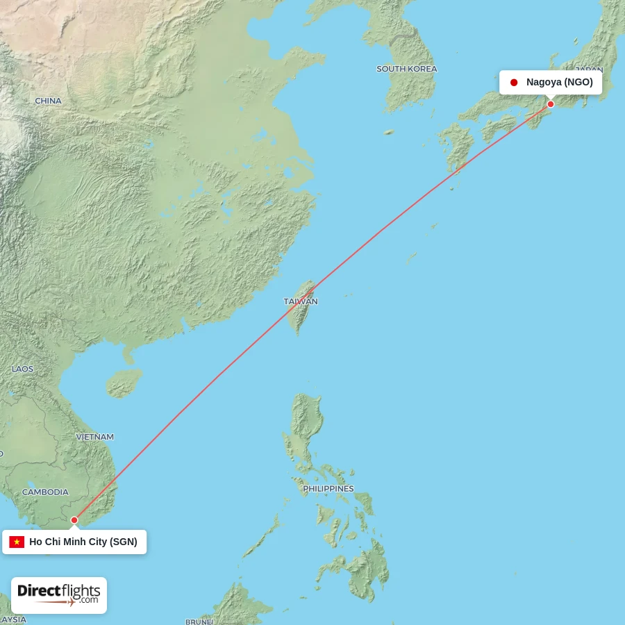 NGO - SGN route map
