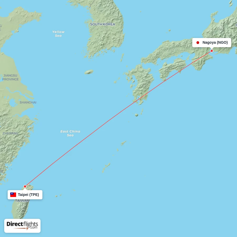 NGO - TPE route map