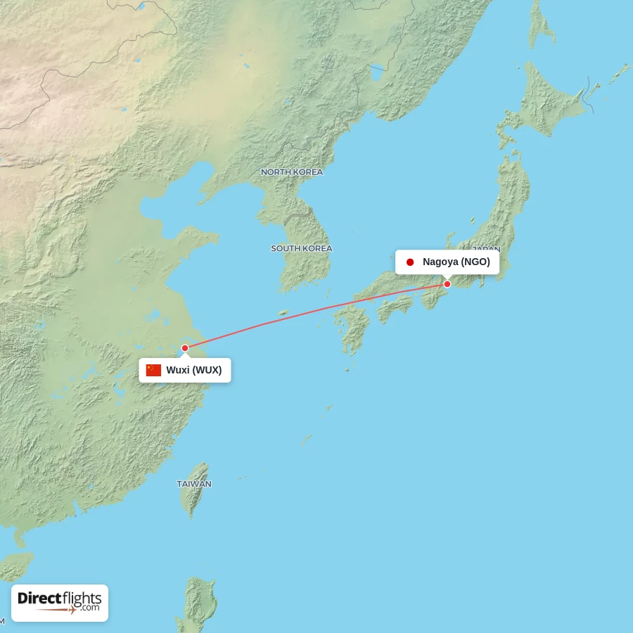NGO - WUX route map