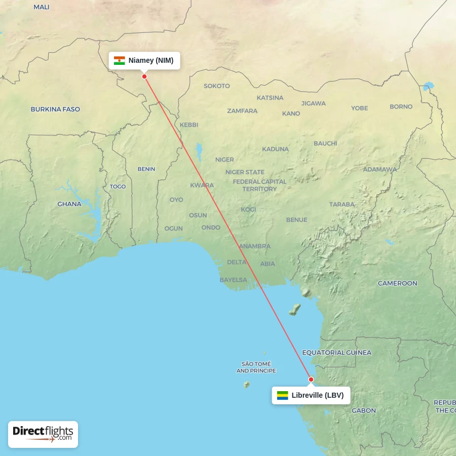 NIM - LBV route map
