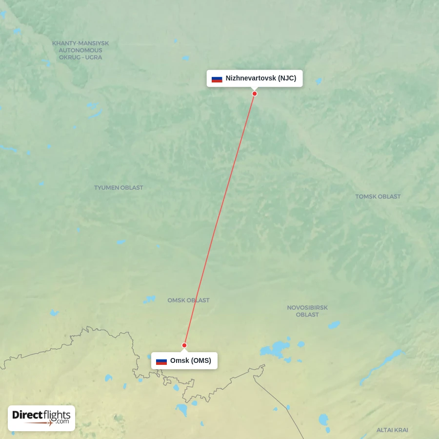 NJC - OMS route map