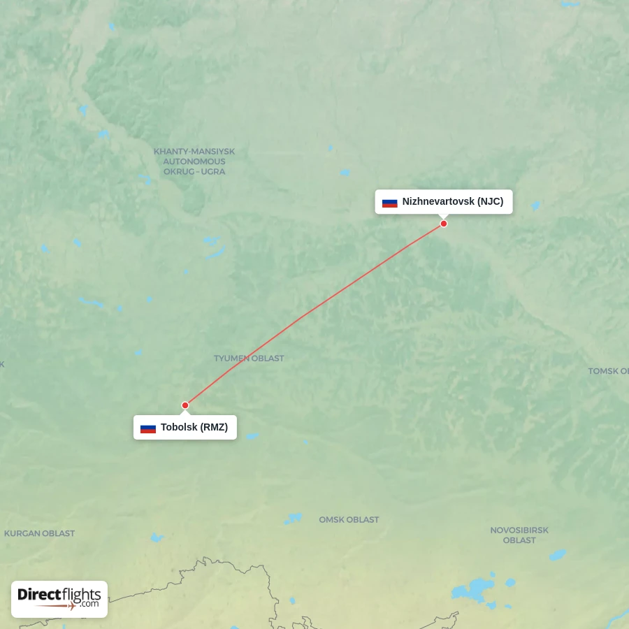 NJC - RMZ route map