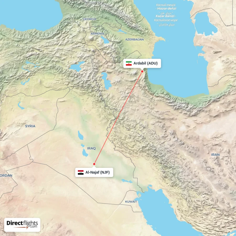 NJF - ADU route map