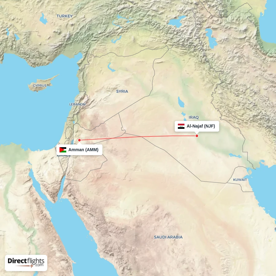 NJF - AMM route map