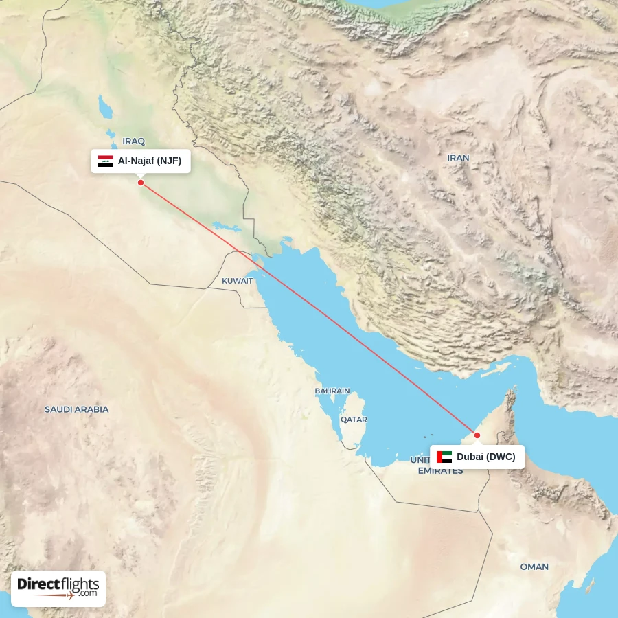 NJF - DWC route map