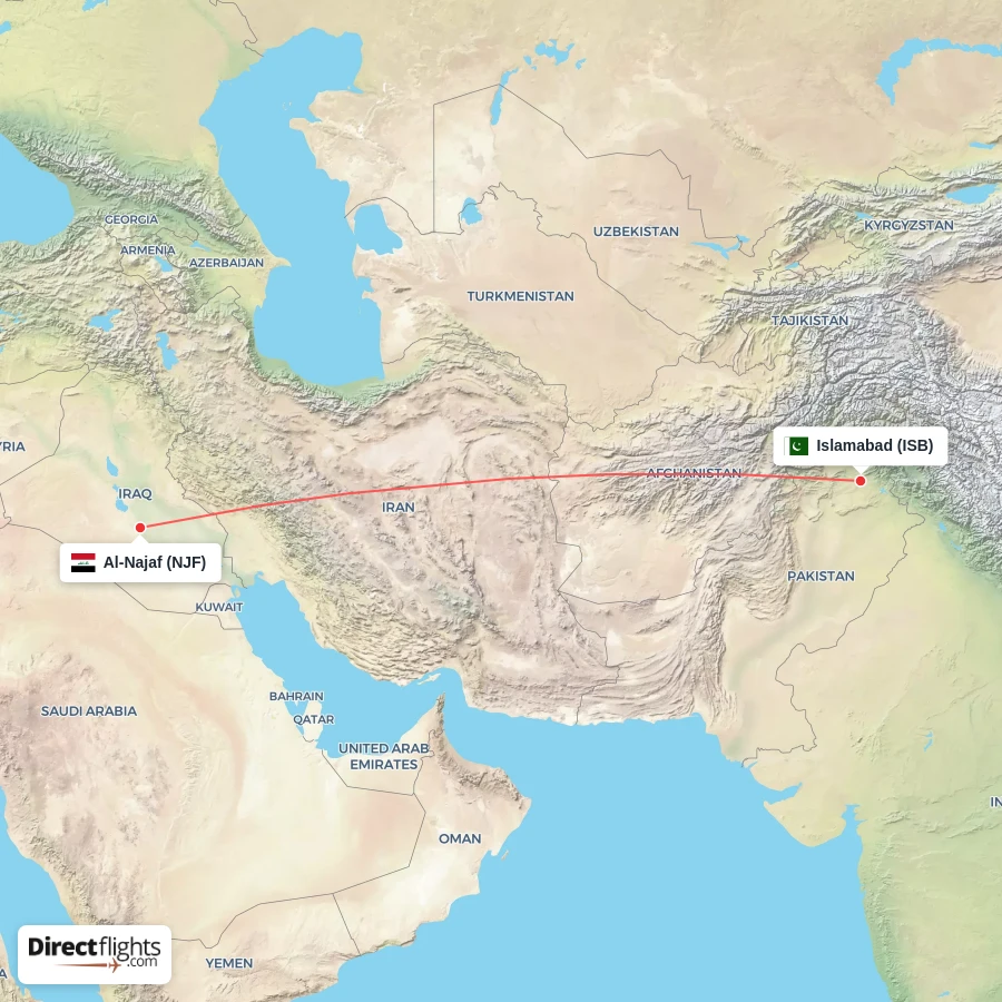 NJF - ISB route map