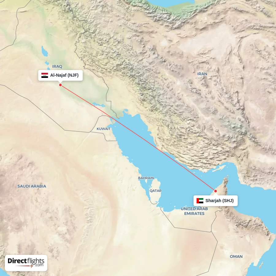 NJF - SHJ route map