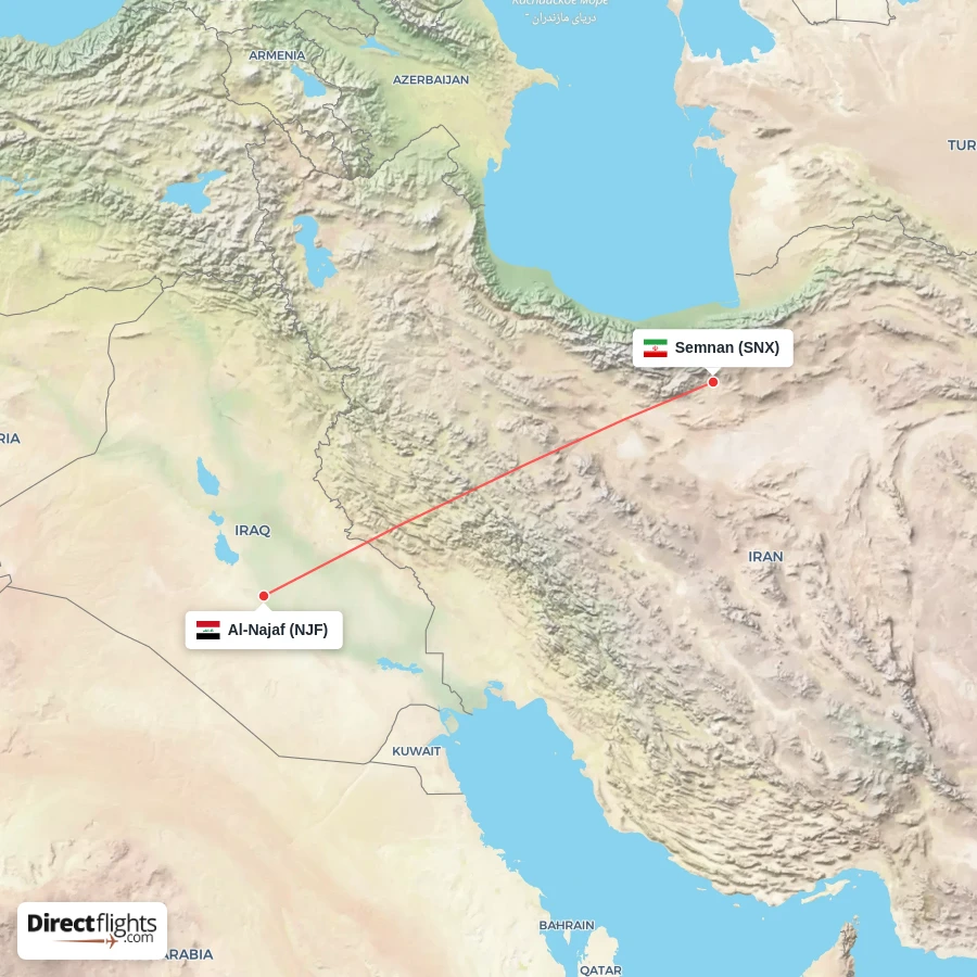 NJF - SNX route map