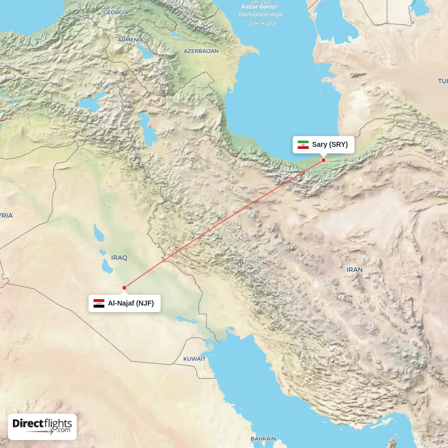 NJF - SRY route map