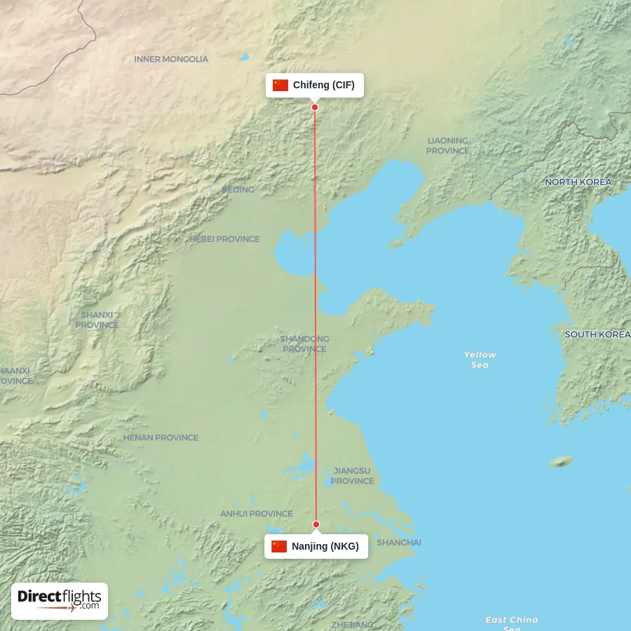 NKG - CIF route map