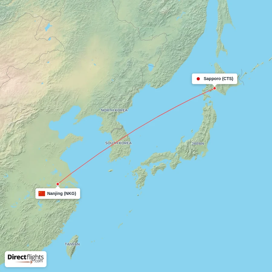 NKG - CTS route map