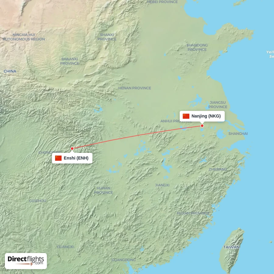 NKG - ENH route map