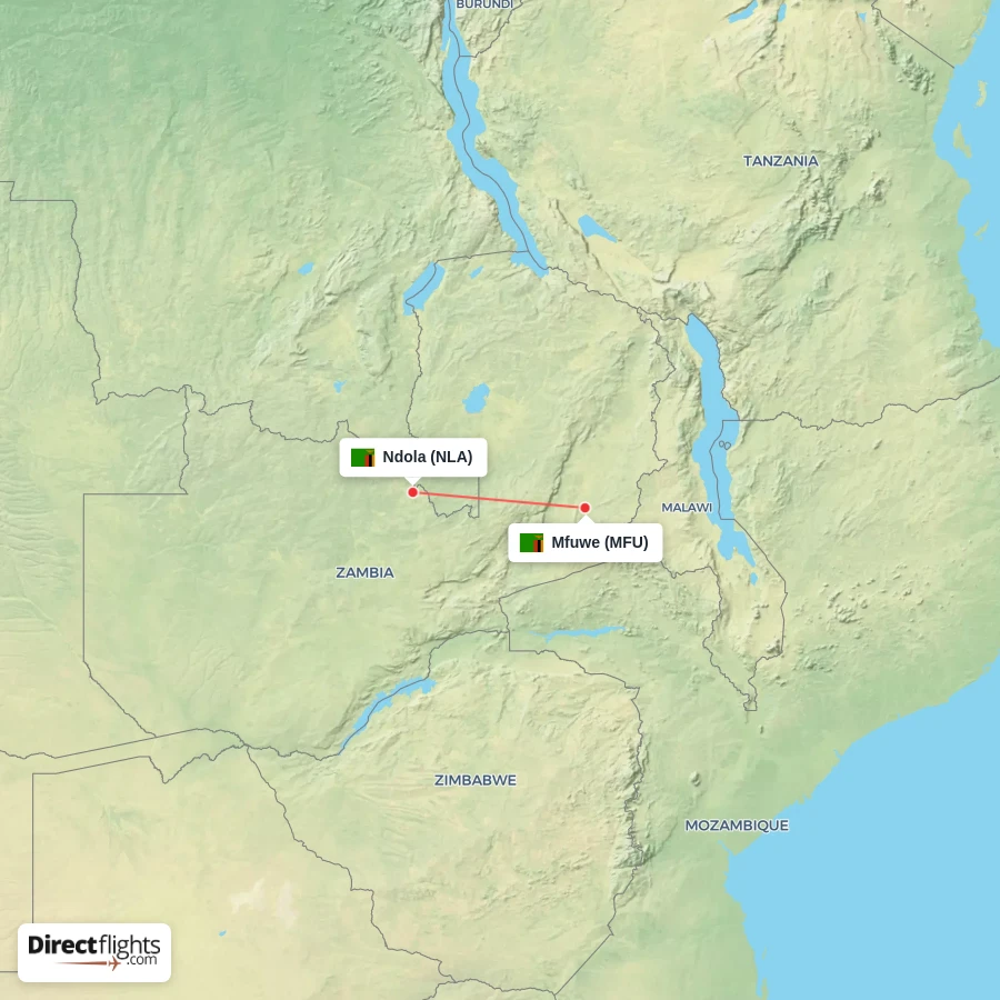 NLA - MFU route map