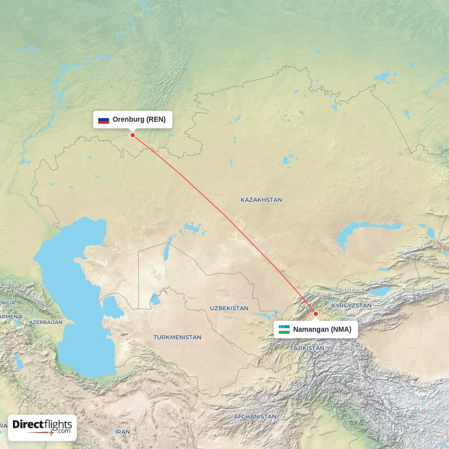 NMA - REN route map