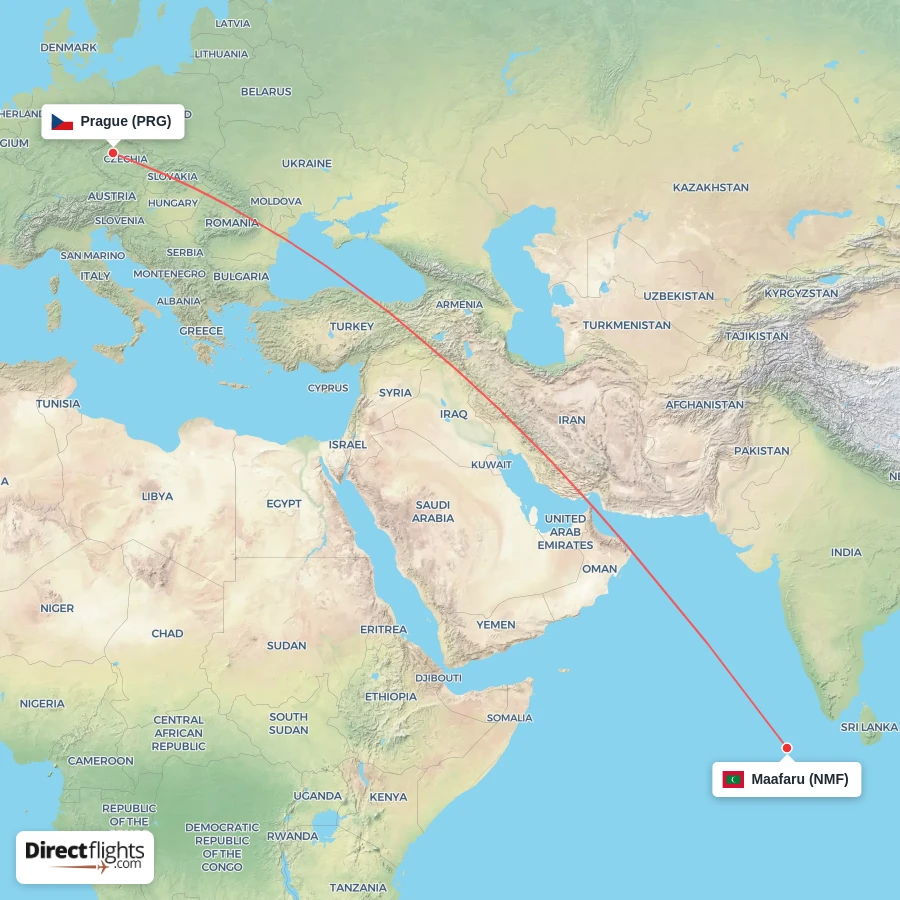 NMF - PRG route map