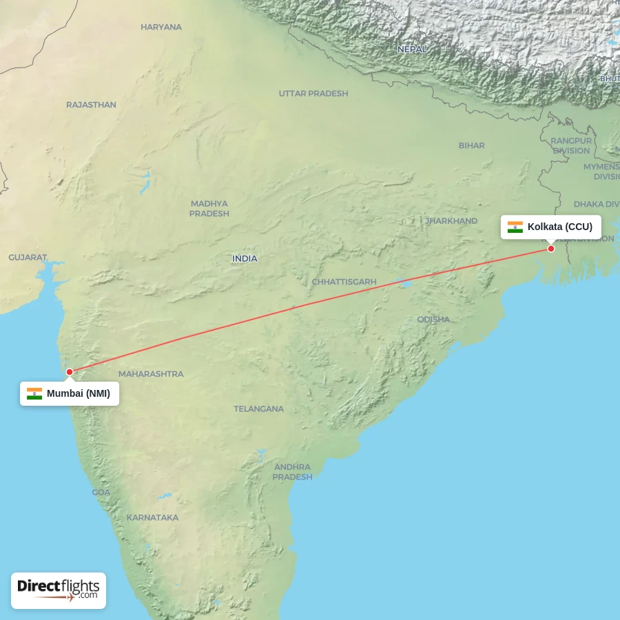 NMI - CCU route map