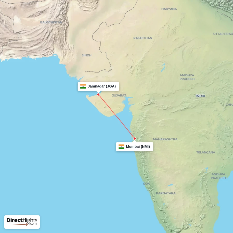 NMI - JGA route map