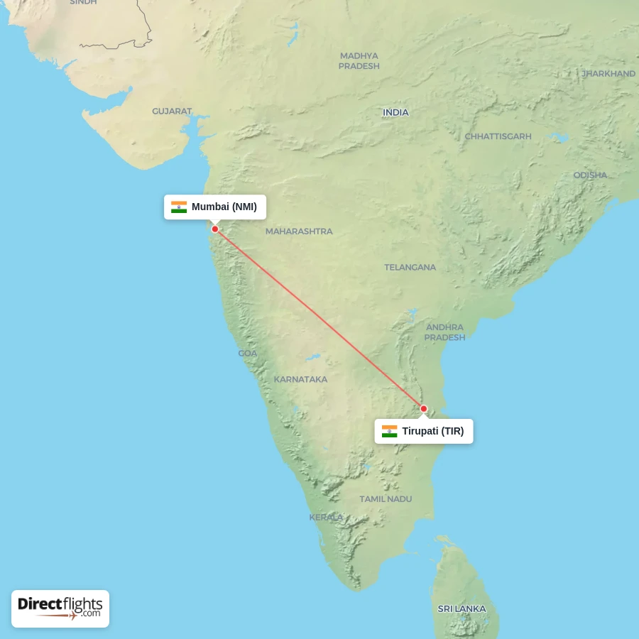 NMI - TIR route map