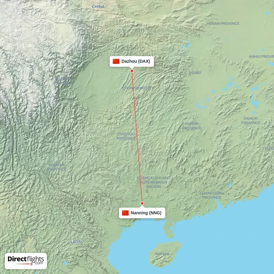 NNG - DAX route map