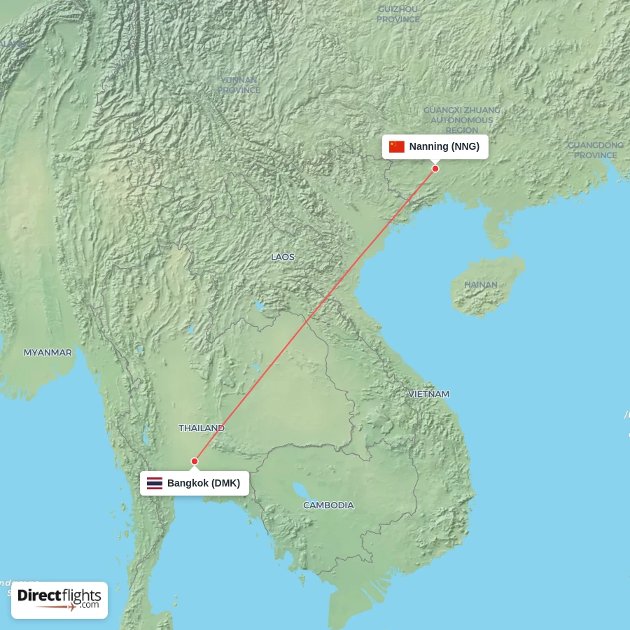 NNG - DMK route map