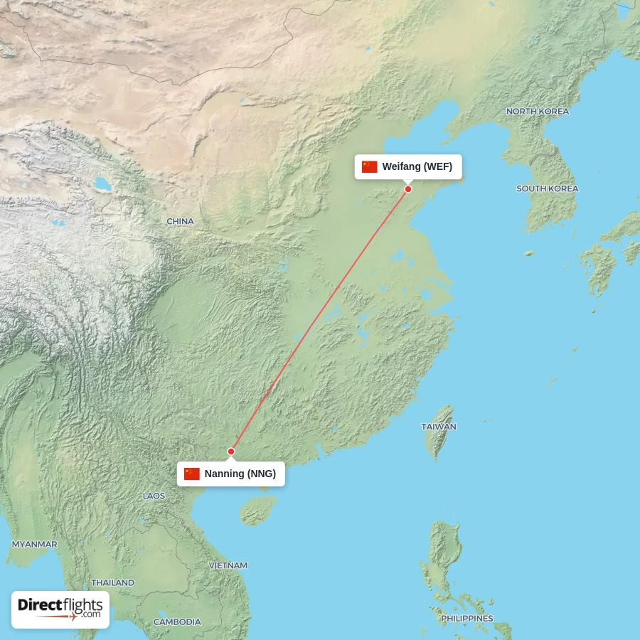 NNG - WEF route map