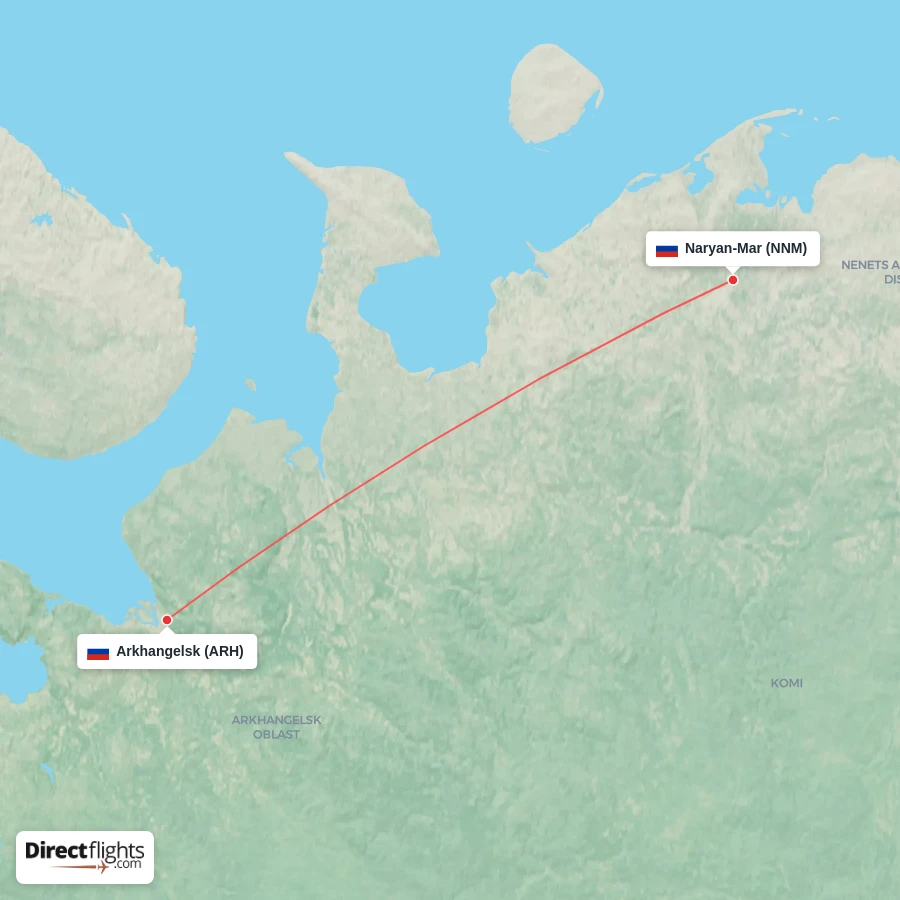 NNM - ARH route map