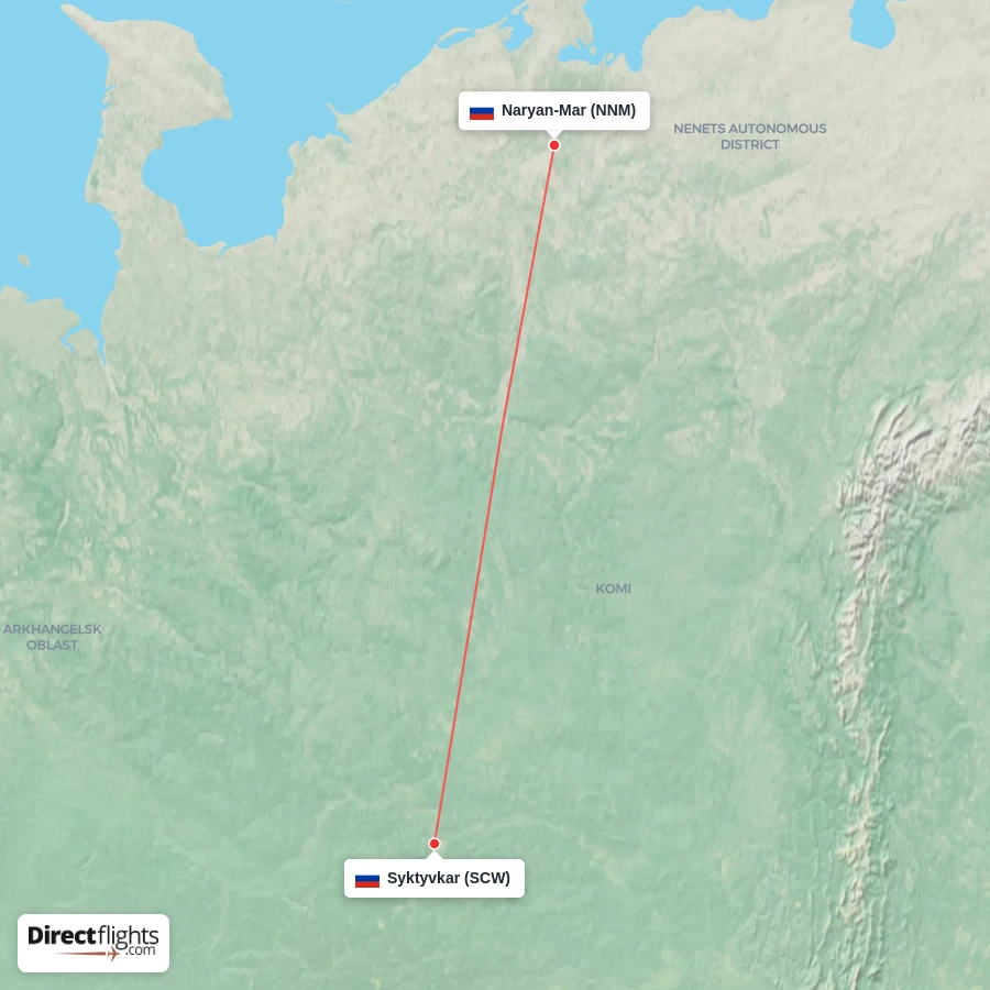 NNM - SCW route map