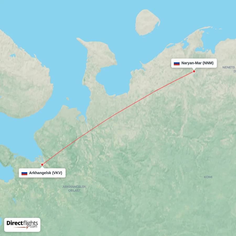 NNM - VKV route map