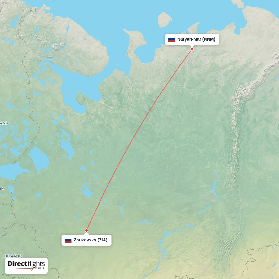 NNM - ZIA route map