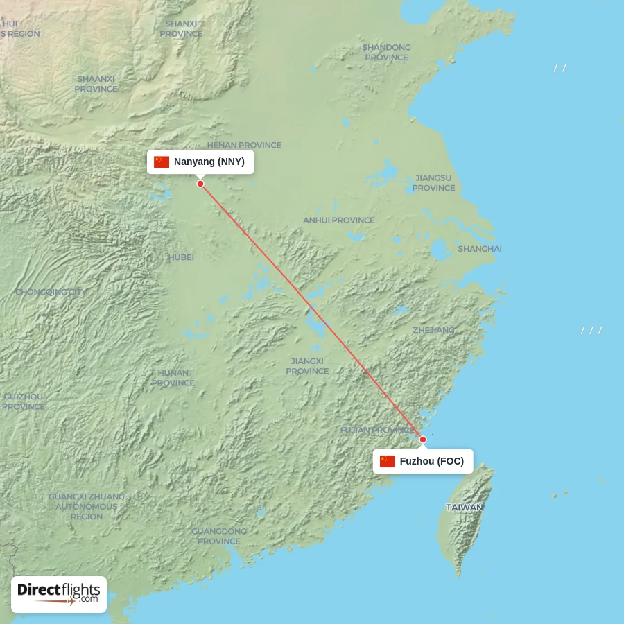 NNY - FOC route map