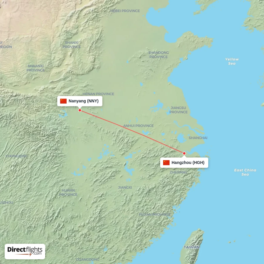 NNY - HGH route map