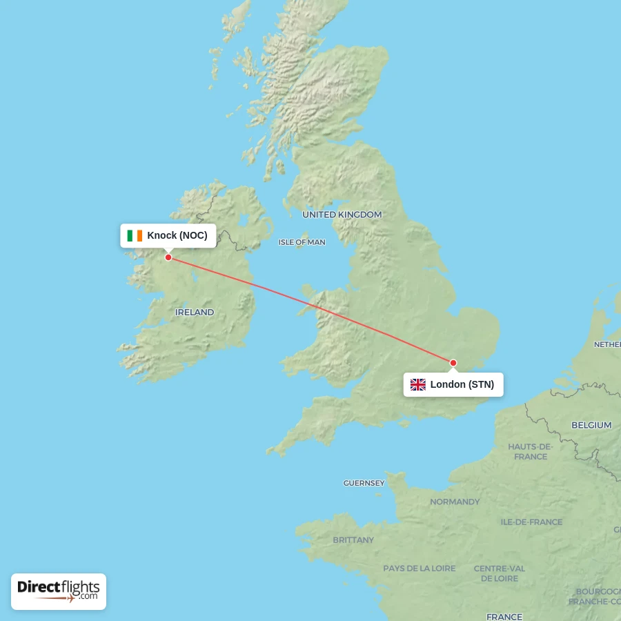 NOC - STN route map