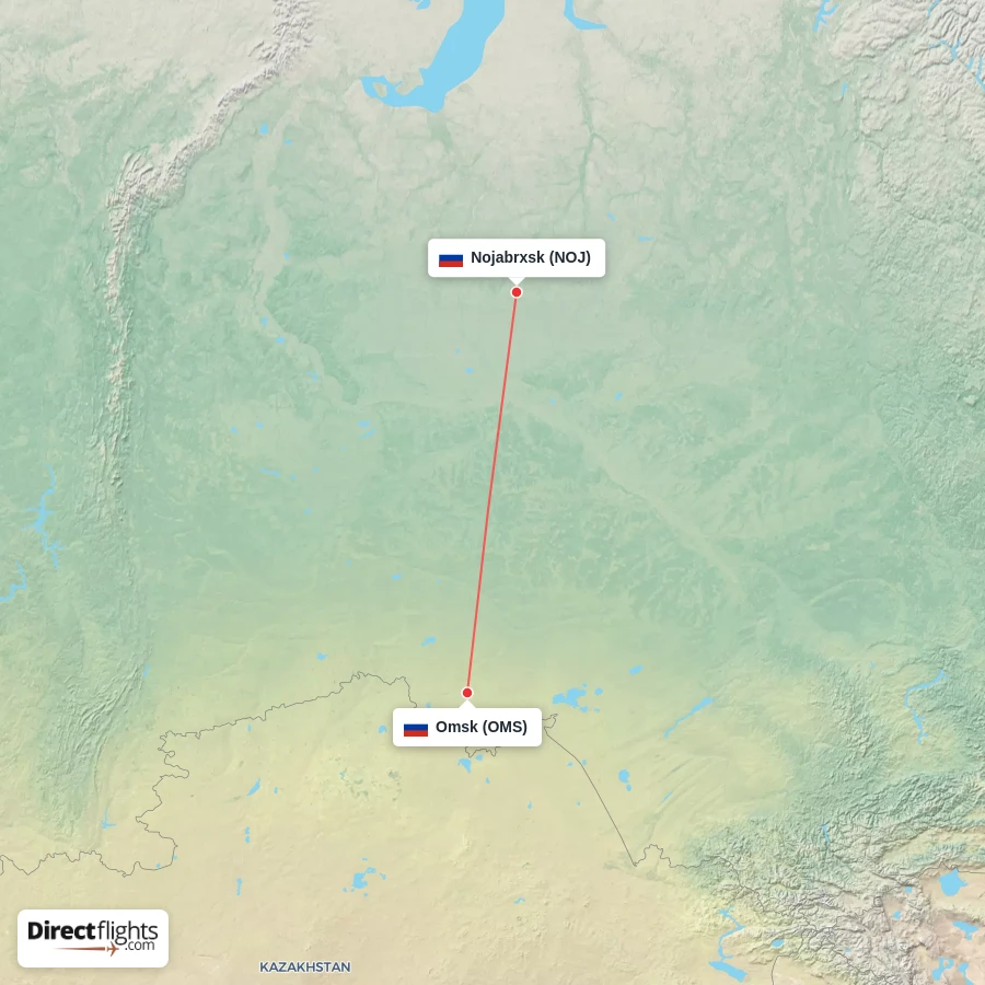 NOJ - OMS route map