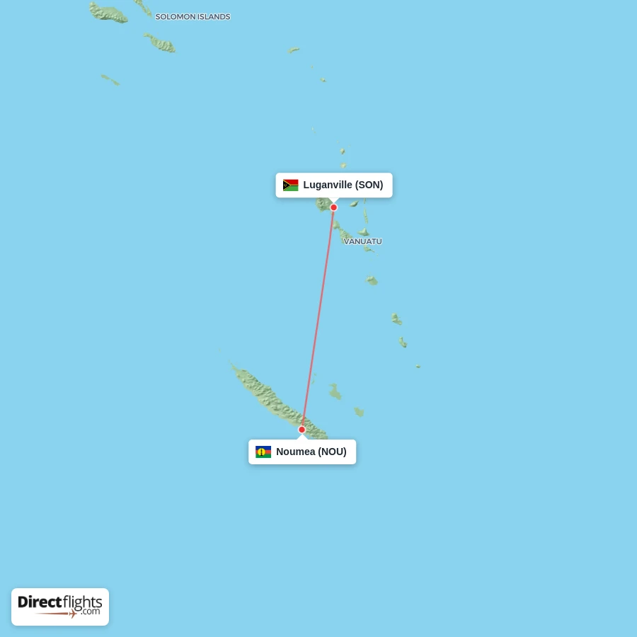 NOU - SON route map