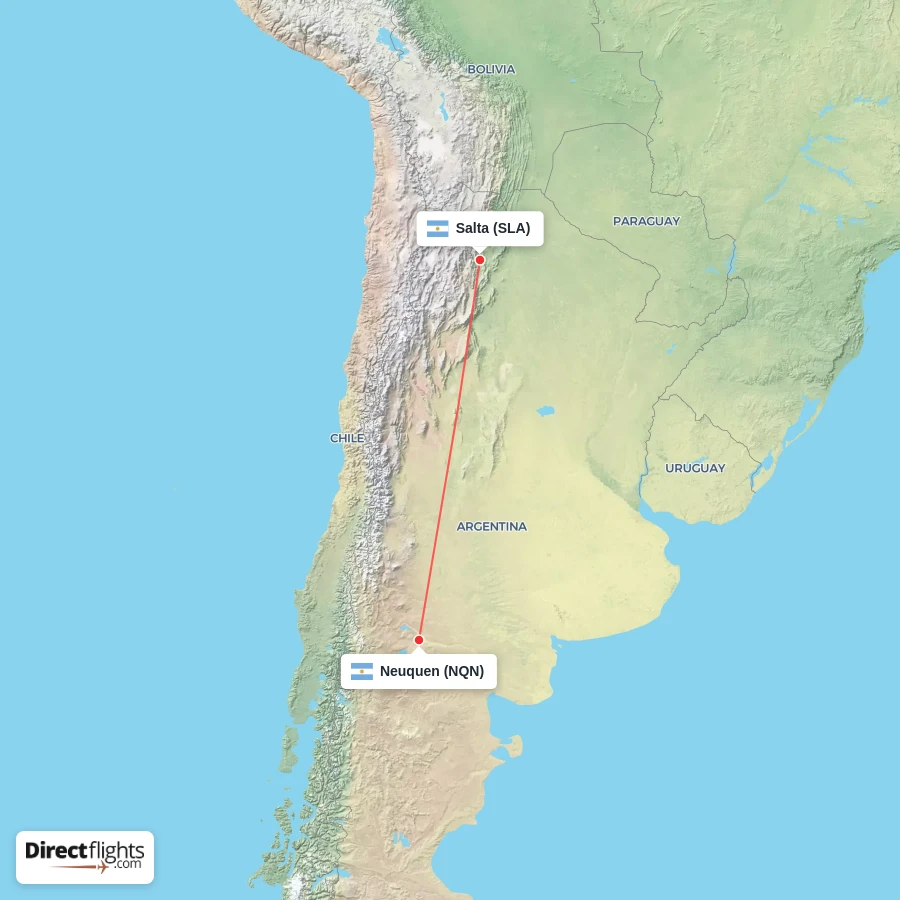 NQN - SLA route map