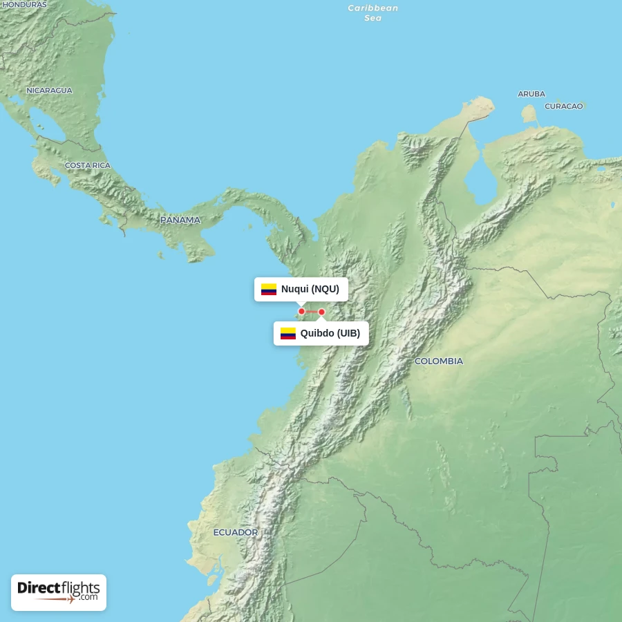 NQU - UIB route map