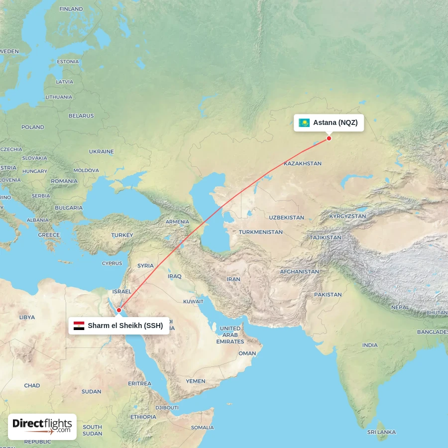 NQZ - SSH route map