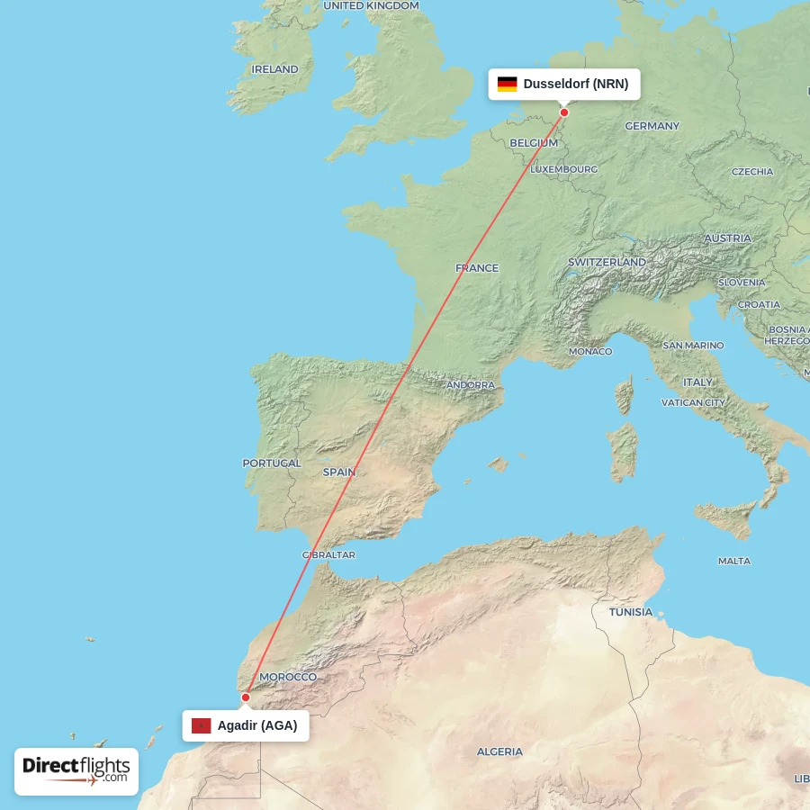 NRN - AGA route map