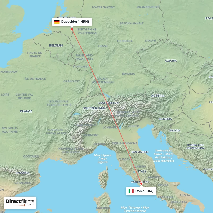 NRN - CIA route map