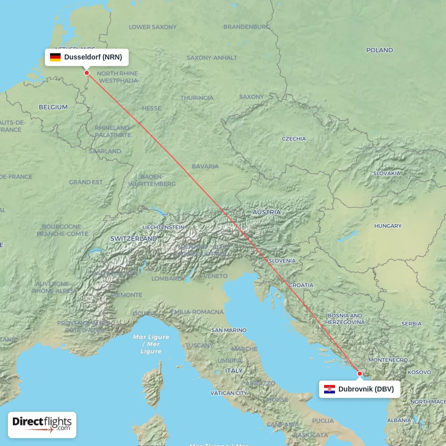 NRN - DBV route map