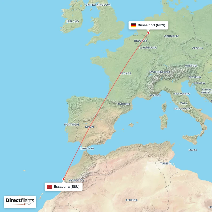 NRN - ESU route map