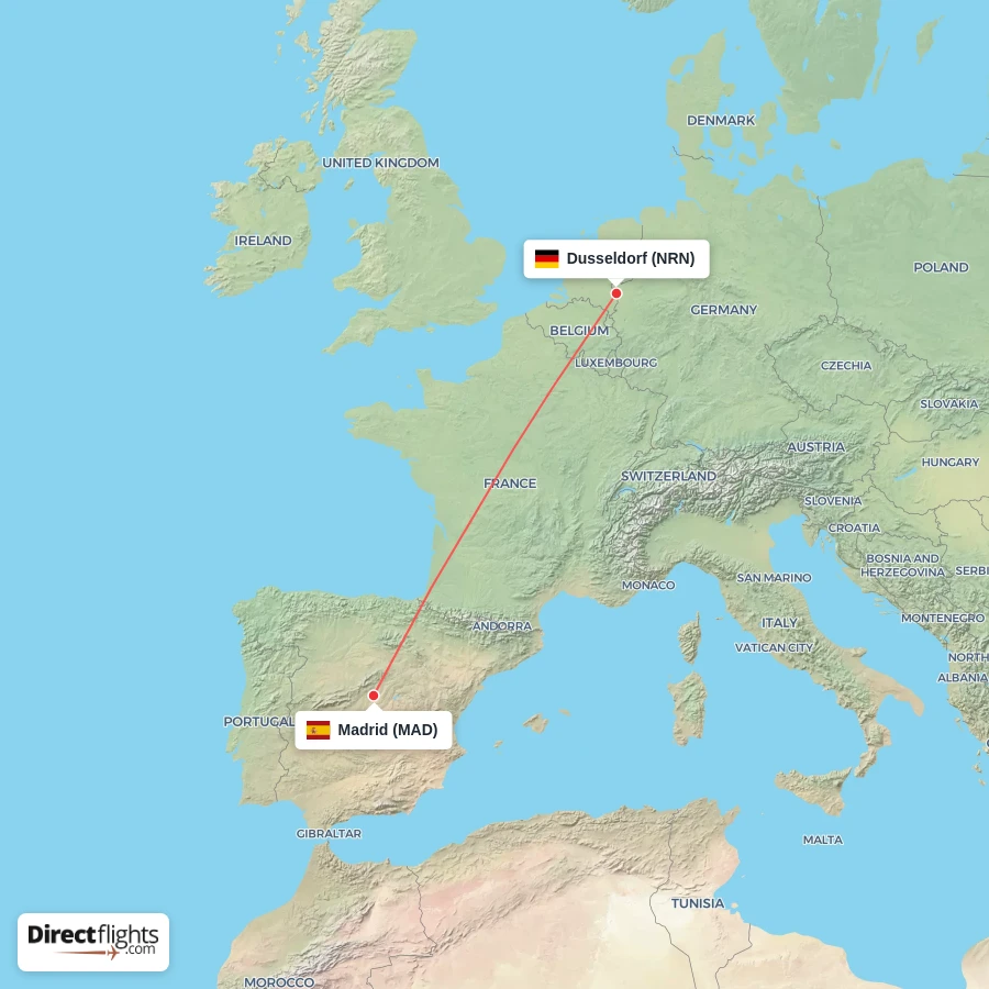 NRN - MAD route map