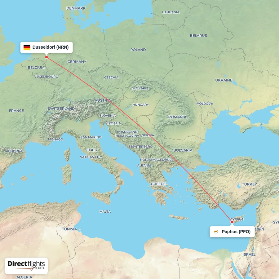 NRN - PFO route map