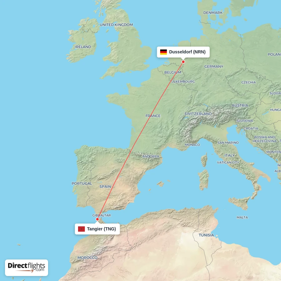 NRN - TNG route map