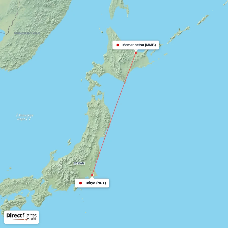 NRT - MMB route map