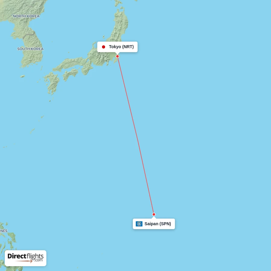 NRT - SPN route map